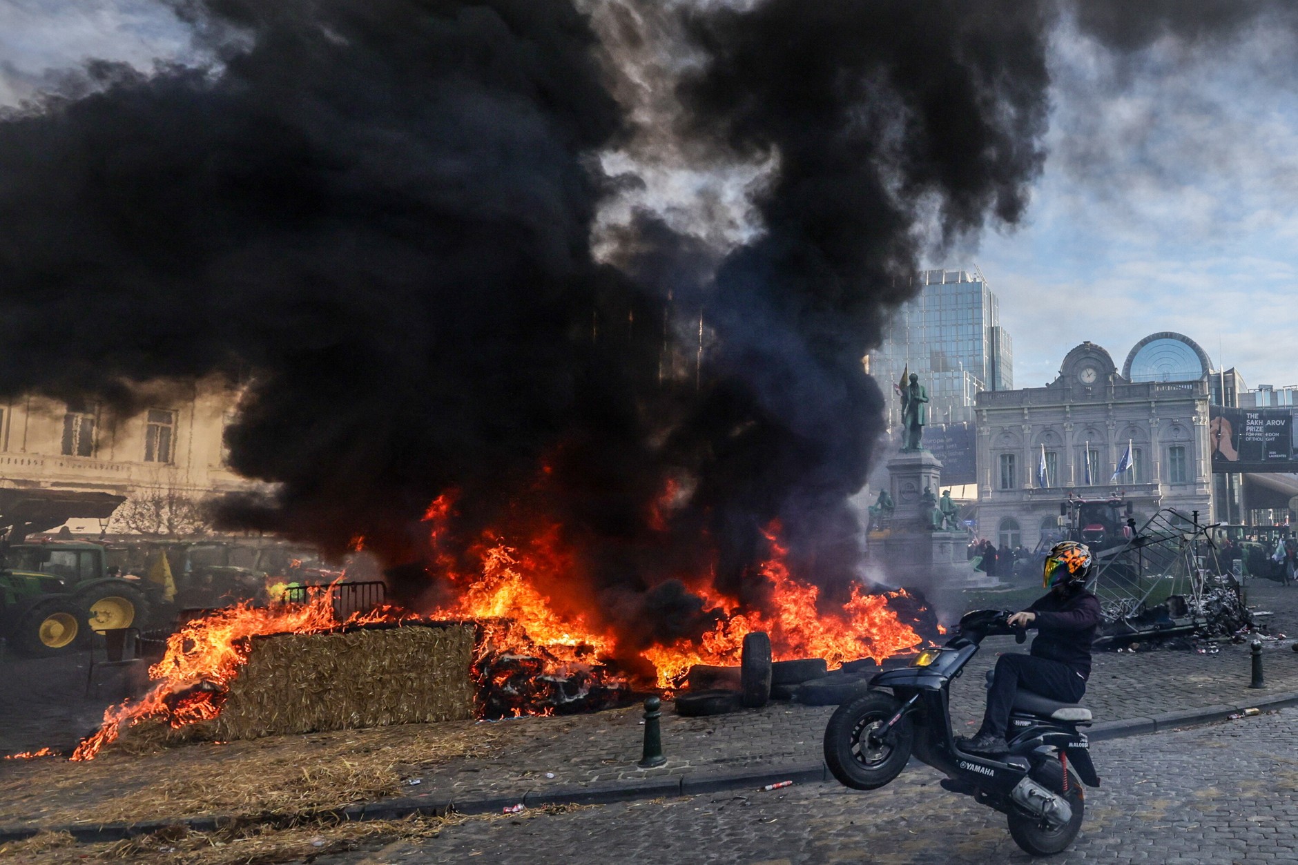 Farmers' protest in Brussels