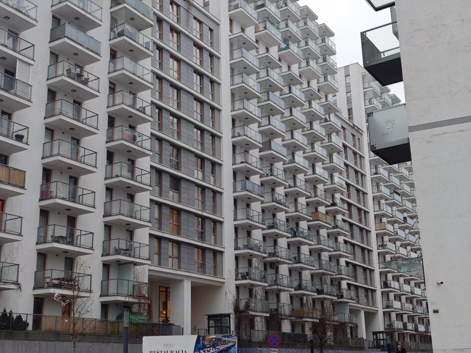 The estate aroused emotions, but the apartments sold very well