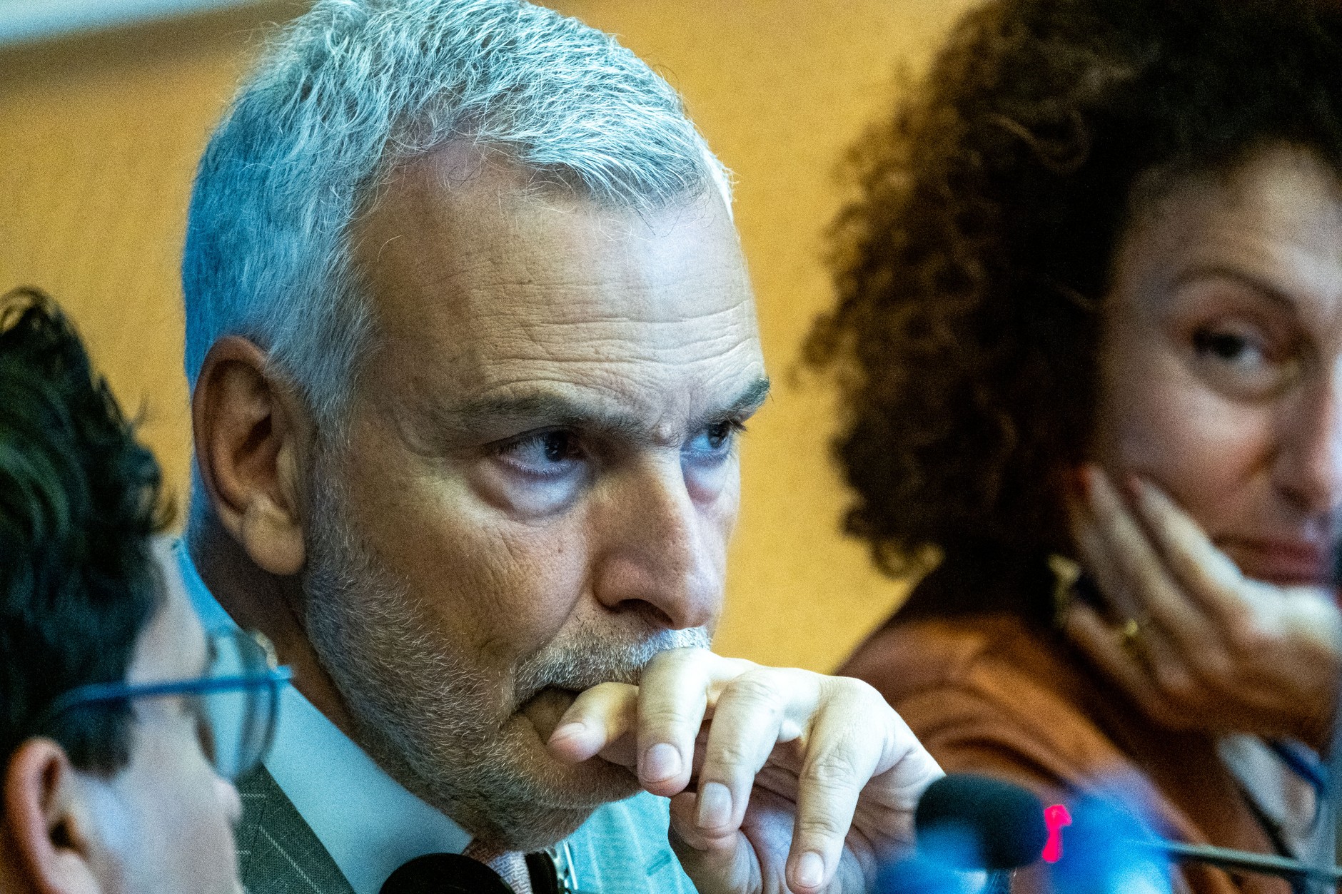 Stefano Sannino at the European Parliament in Brussels. Belgium, June 25, 2025