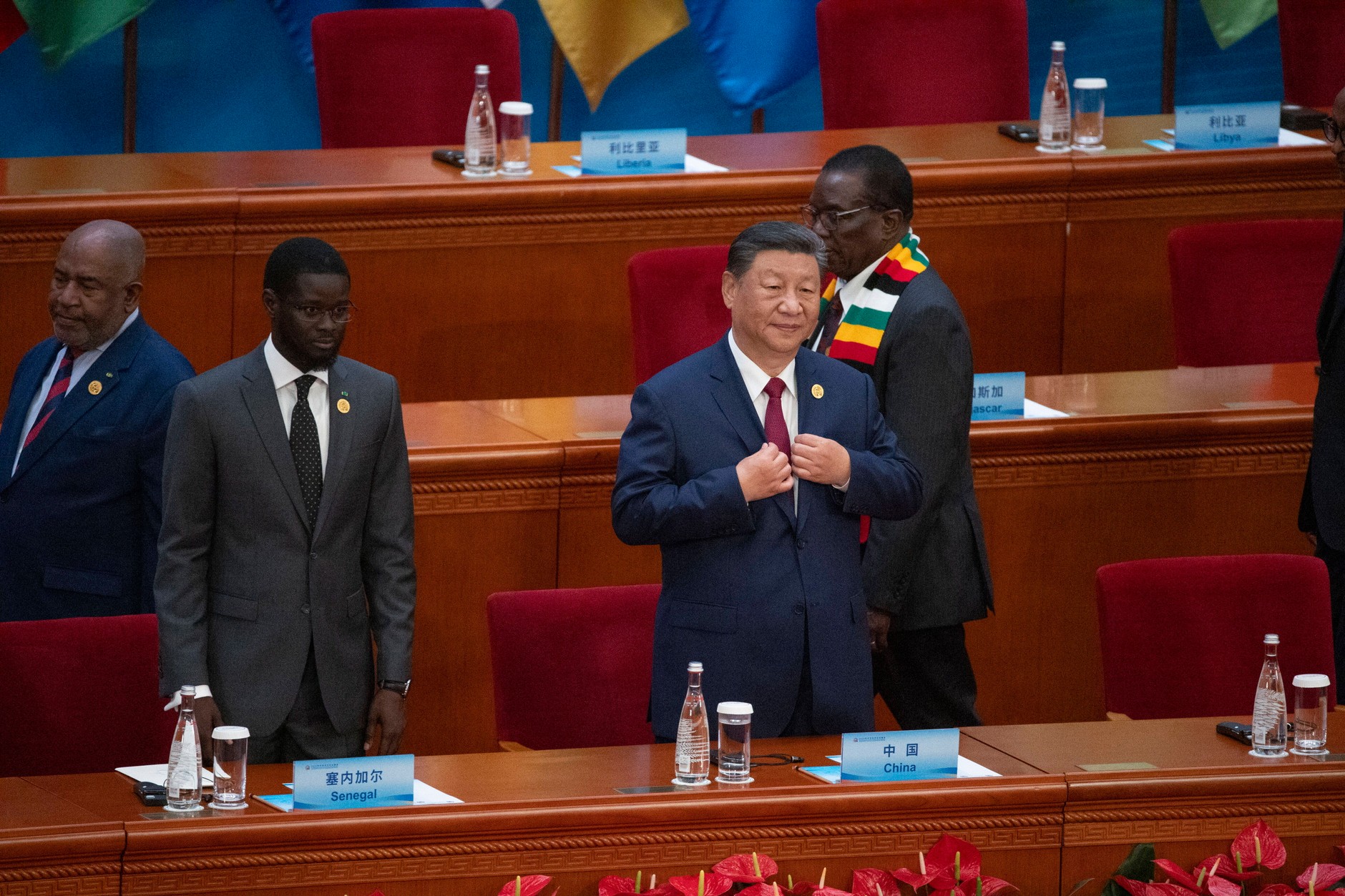Xi Jinping, prezydent Chin, podczas otwarcia szczytu Forum Współpracy Chińsko-Afrykańskiej. Pekin, 5 września 2024 r. 