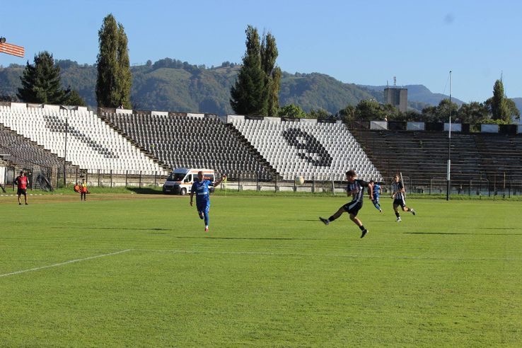 How the Petroșani stadium looked in 2025 / Photo: Facebook