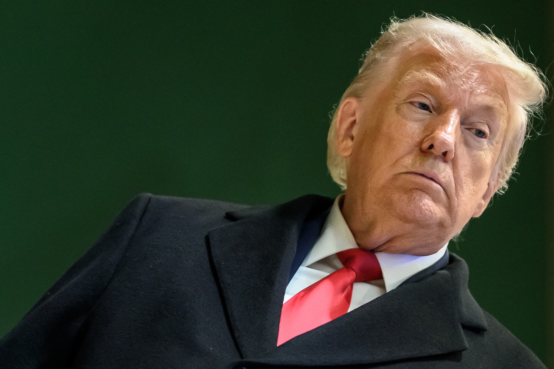US President Donald Trump in Davos, January 21, 2026.