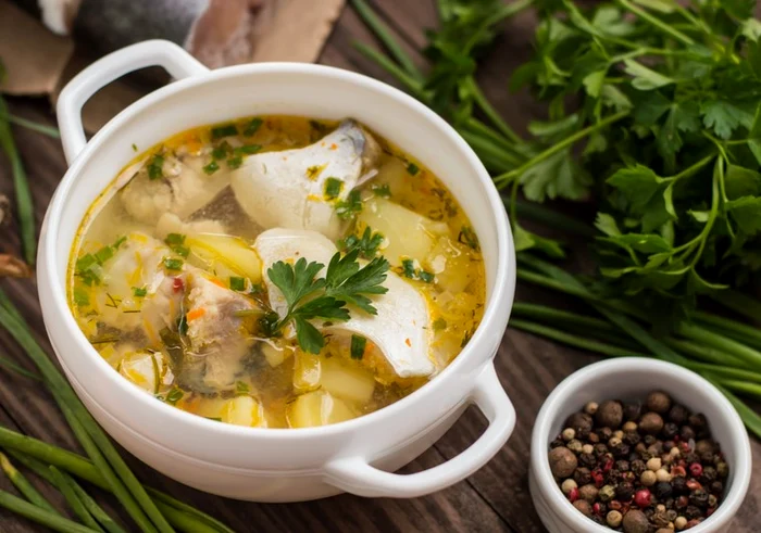 Fish soup with cabbage stock PHOTO Shutterstock