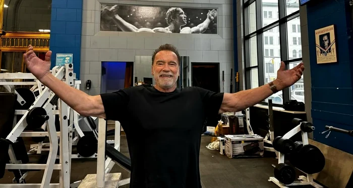 Arnold often goes to the gym PHOTO Instagram