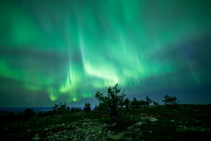 Aurora Borealis in Finland PHOTO wikipedia