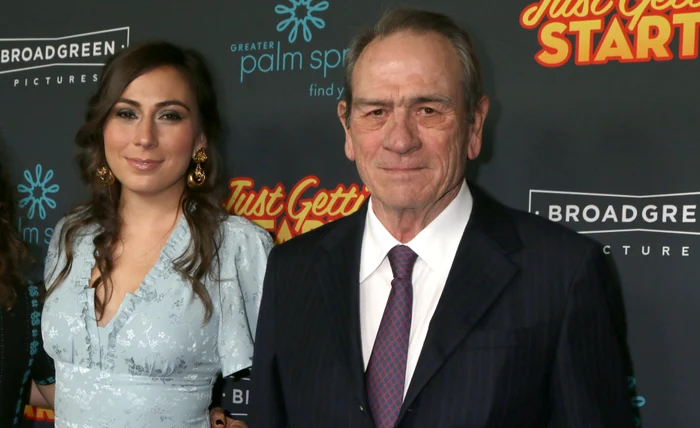 Victoria Kafka Jones and her famous father, Tommy Lee Jones. PHOTO: Shutterstock