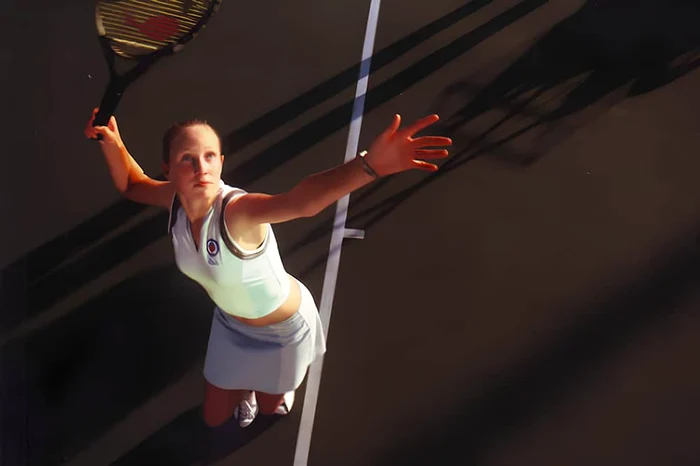 Former player, when she was a hope of Australian tennis. Photo Schoenstatt.com