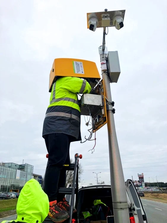 The device was repaired after the ax attack. PHOTO: brd24