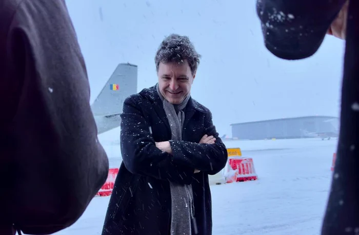 President Nicușor Dan was stuck in Paris PHOTO: Facebook