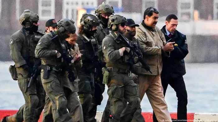 Nicolas Maduro is being taken to a New York court for hearings