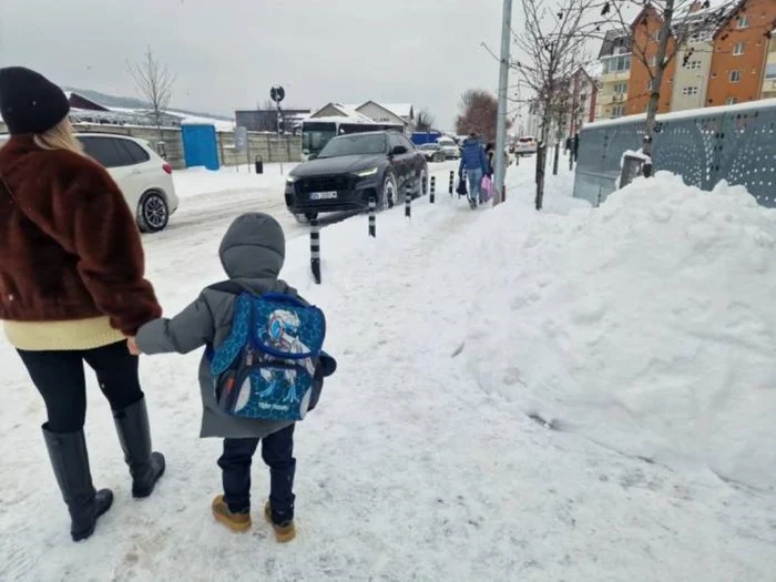The students from Bistrita stay at home on Friday as well. PHOTO: from Bistrița