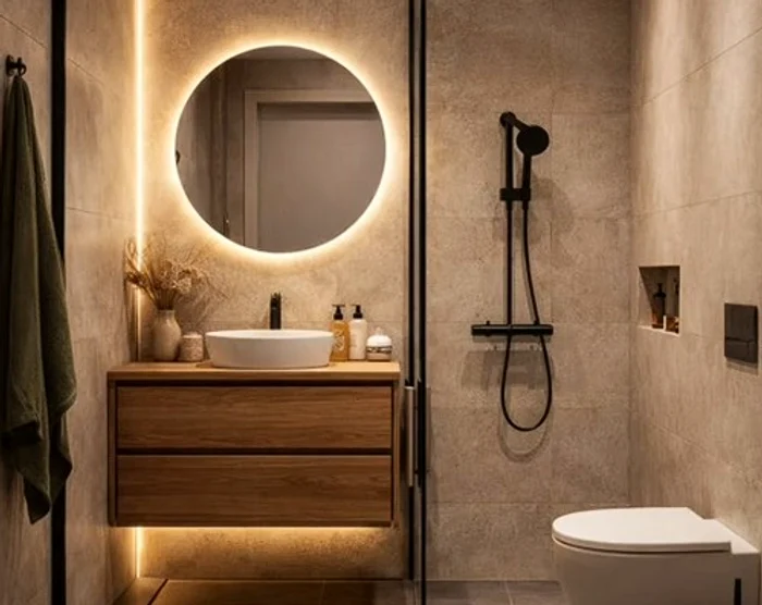 Sink in the shower, image made by Artificial Intelligence PHOTO: tiktok capture