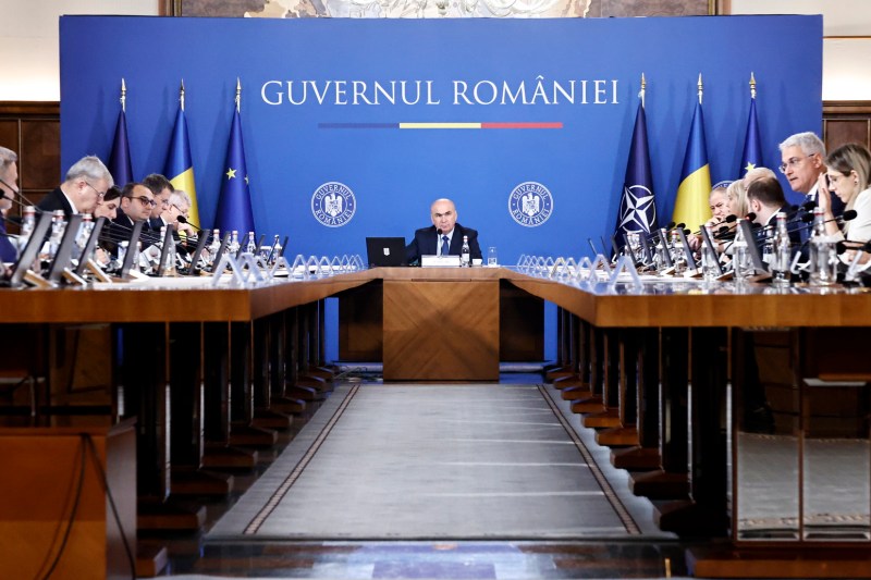 Bolojan Government meeting. Photo: Government of Romania
