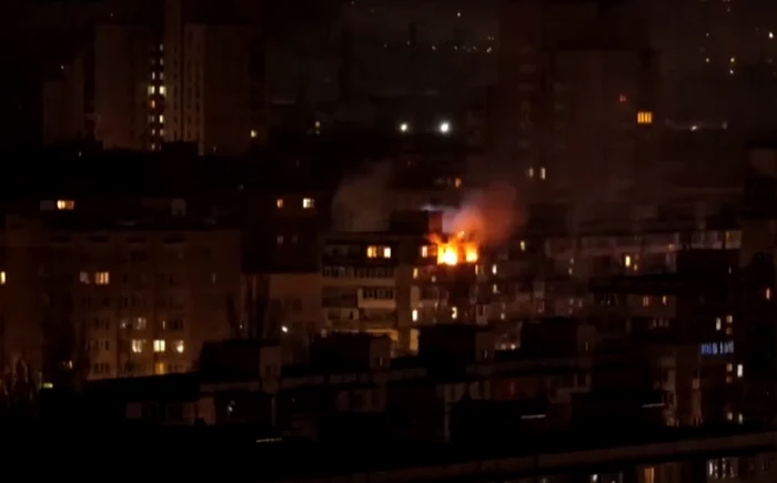 Drone attack PHOTO: video capture