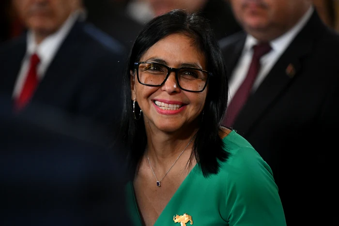 Delcy Rodríguez. PHOTO: AFP