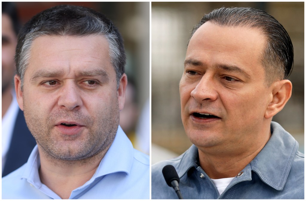 Ciprian Ciucu and Daniel Băluță. Photo: Inquam Photos