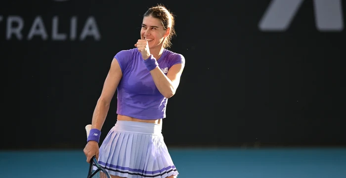 Sorana, for the last time in her career in Melbourne as a player PHOTO EPA