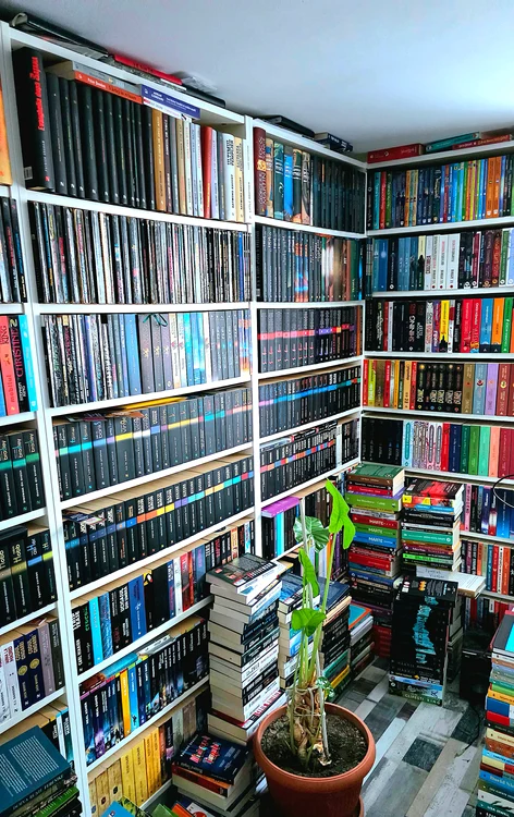 Part of Liviu Szoke's library PHOTO Personal archive