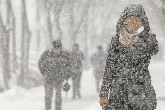 The capital is under frost and blizzard warning, warned Lucian Judele PHOTO Inquam / Octav Ganea