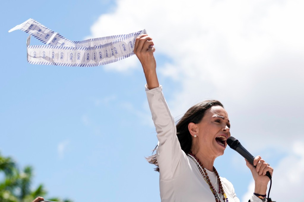 Maria Corina Machado. Photo: Ariana Cubillos / AP / Profimedia