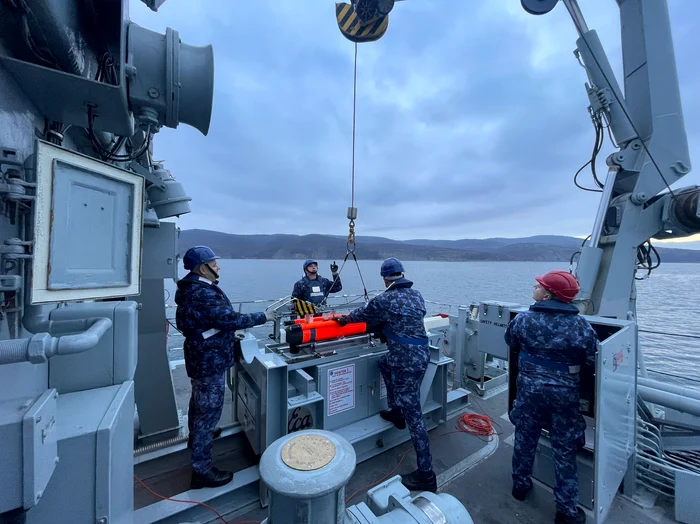 The mission is in progress. PHOTO FB Romanian Naval Forces