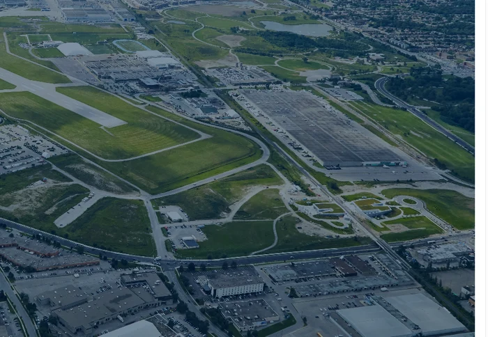 The YZD project will be built on the ruins of the former airport. PHOTO YZD.ca