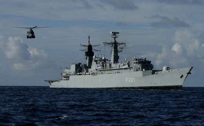 The frigate King Ferdinand was used in missions in the Mediterranean Sea. PHOTO: Romanian Naval Forces