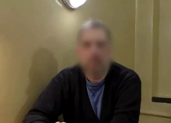 According to Russian media, the individual admits his guilt. PHOTO: RIA NOVOSTI