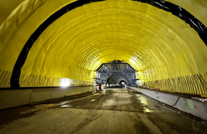 Work in the big tunnel. Photo: DRDP Timisoara