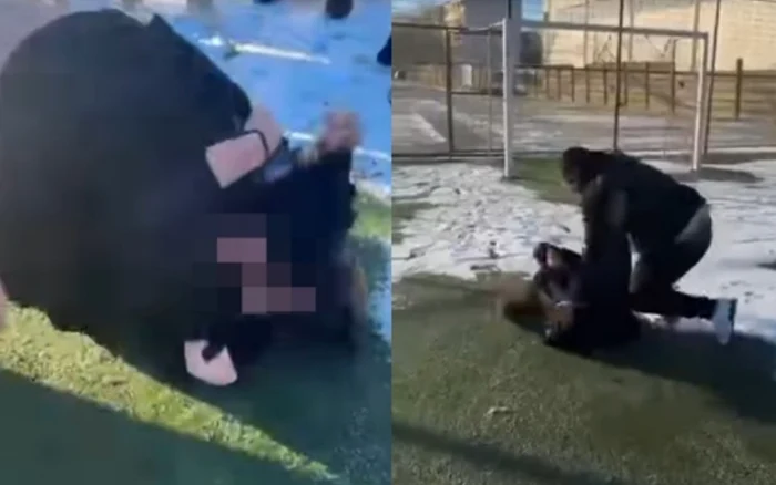 Student beaten by other teenagers PHOTO: video capture