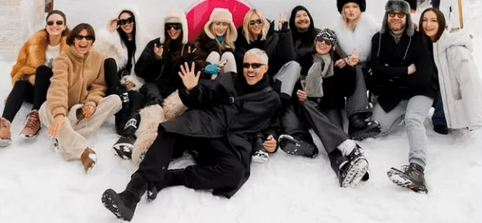 The Russian elite enjoy themselves in the Alps