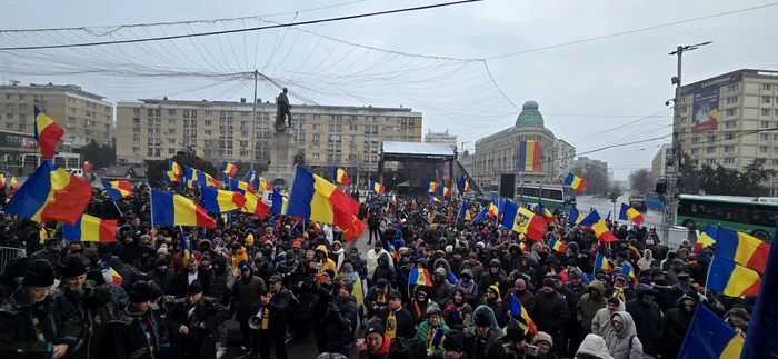 Some of the participants in the demonstrations in Iasi were sanctioned. PHOTO: video capture