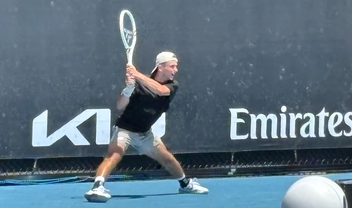 The Romanian junior defended well in many moments PHOTO Daniel Chican - Melbourne