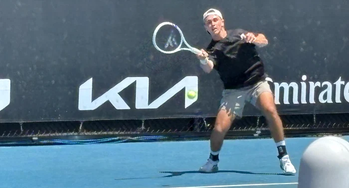 Matei Todoran lost his serve only once in the match PHOTO Daniel Chican - Melbourne