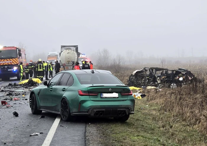 The tragedy in Timiș county, in which seven Greek fans died PHOTO: Facebook