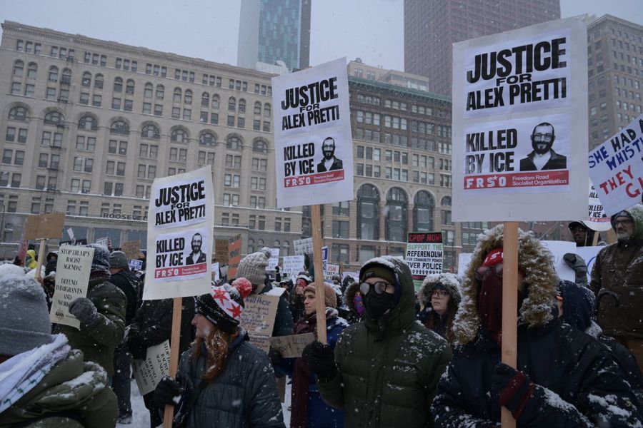 Protest against ICE in Chicago/Photo: Imago Images The mayor of the city of Milan, trenchant position after learning of the presence of ICE agents at the Olympic Games: