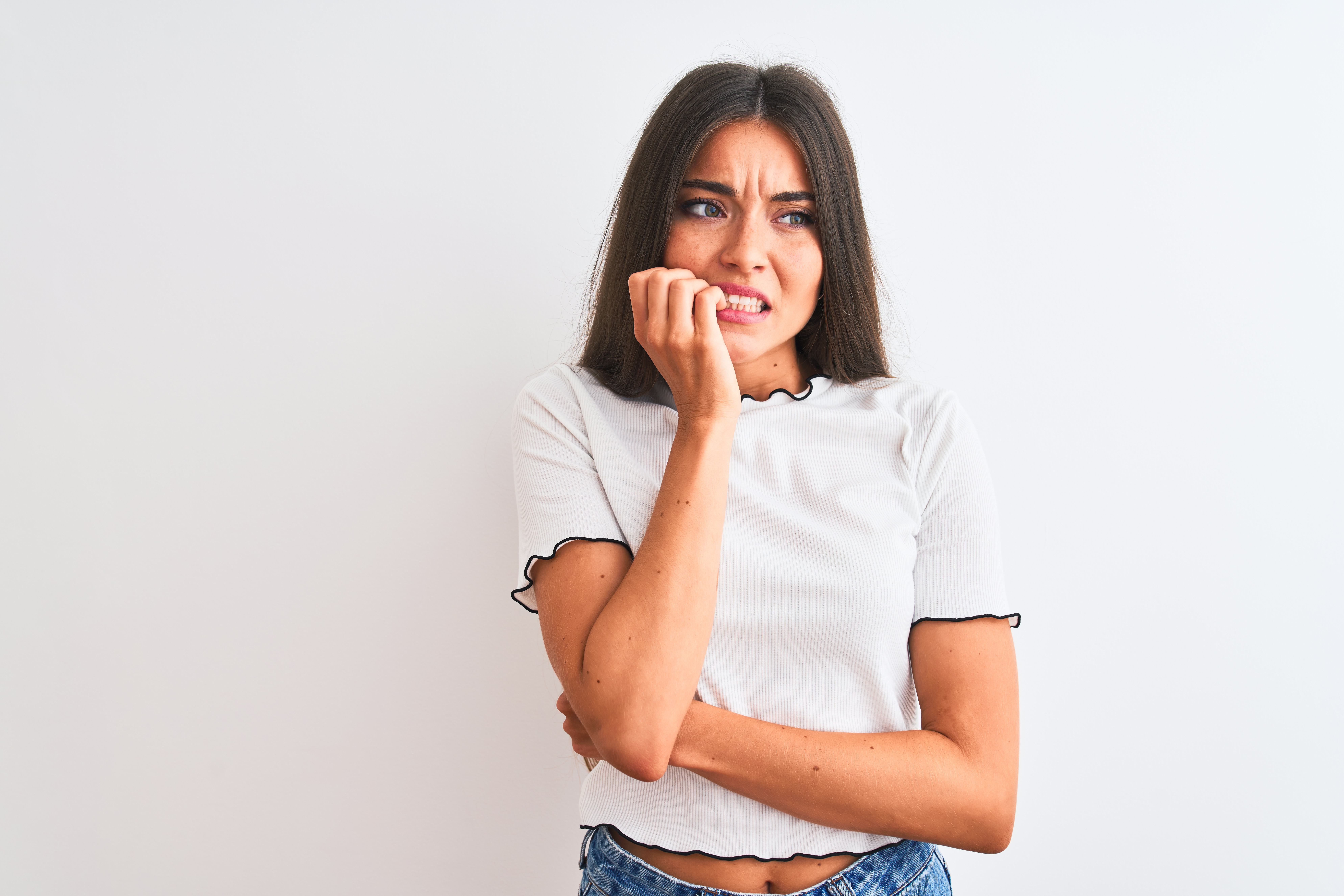stressed woman