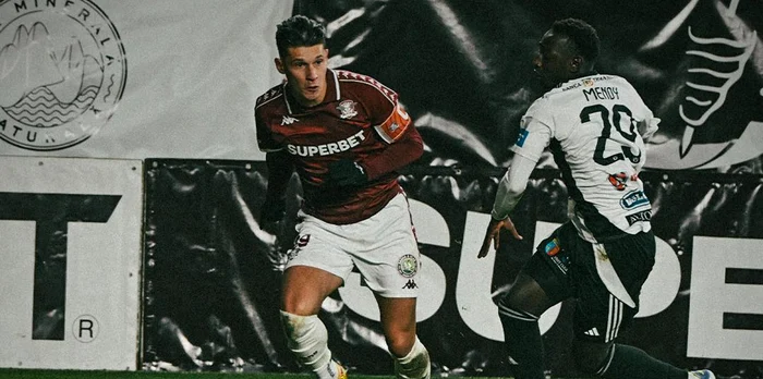 Alex Dobre, non-existent in the game with Cluj University. FC Rapid Facebook photo