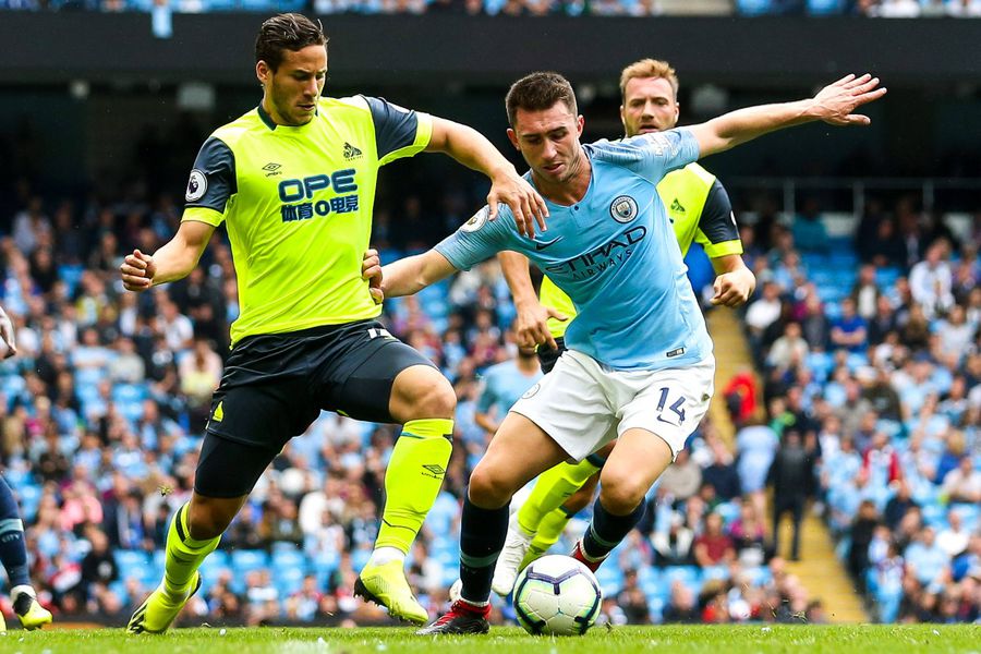 Ramadan Sobhi (left) dueling with Aymeric Laporte (right) / Imago Images Former Premier League player sentenced to a year in prison