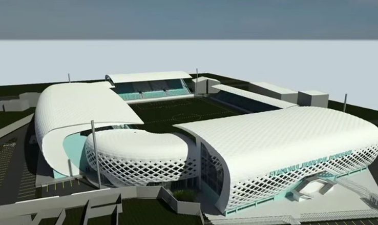 This is what the new Botoșani stadium should look like // photo source: FC Botoșani video capture