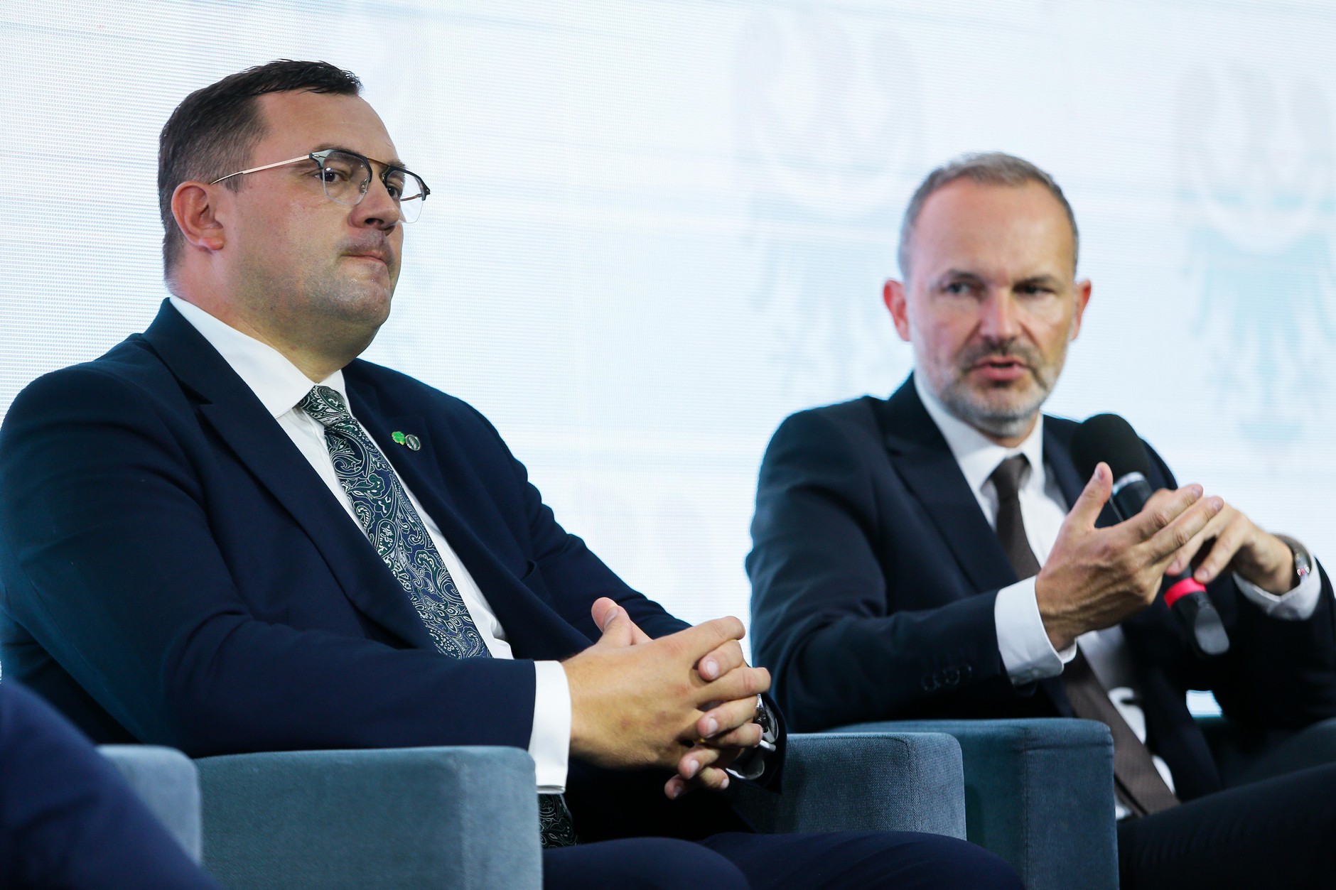 Minister Stefan Krajewski and MEP Krzysztof Hetman at the Economic Forum in Karpacz, September 3, 2024.