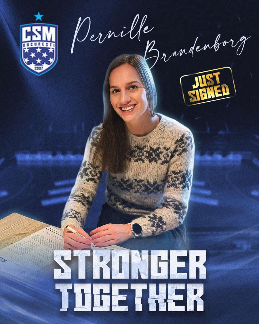 Pernille Brandenborg signed with CSM Bucharest: 
