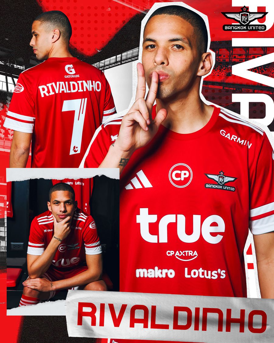 Rivaldinho signed in Bangkok // photo: Facebook What a crash! He has toured the Superliga giants and it is incredible where he has ended up