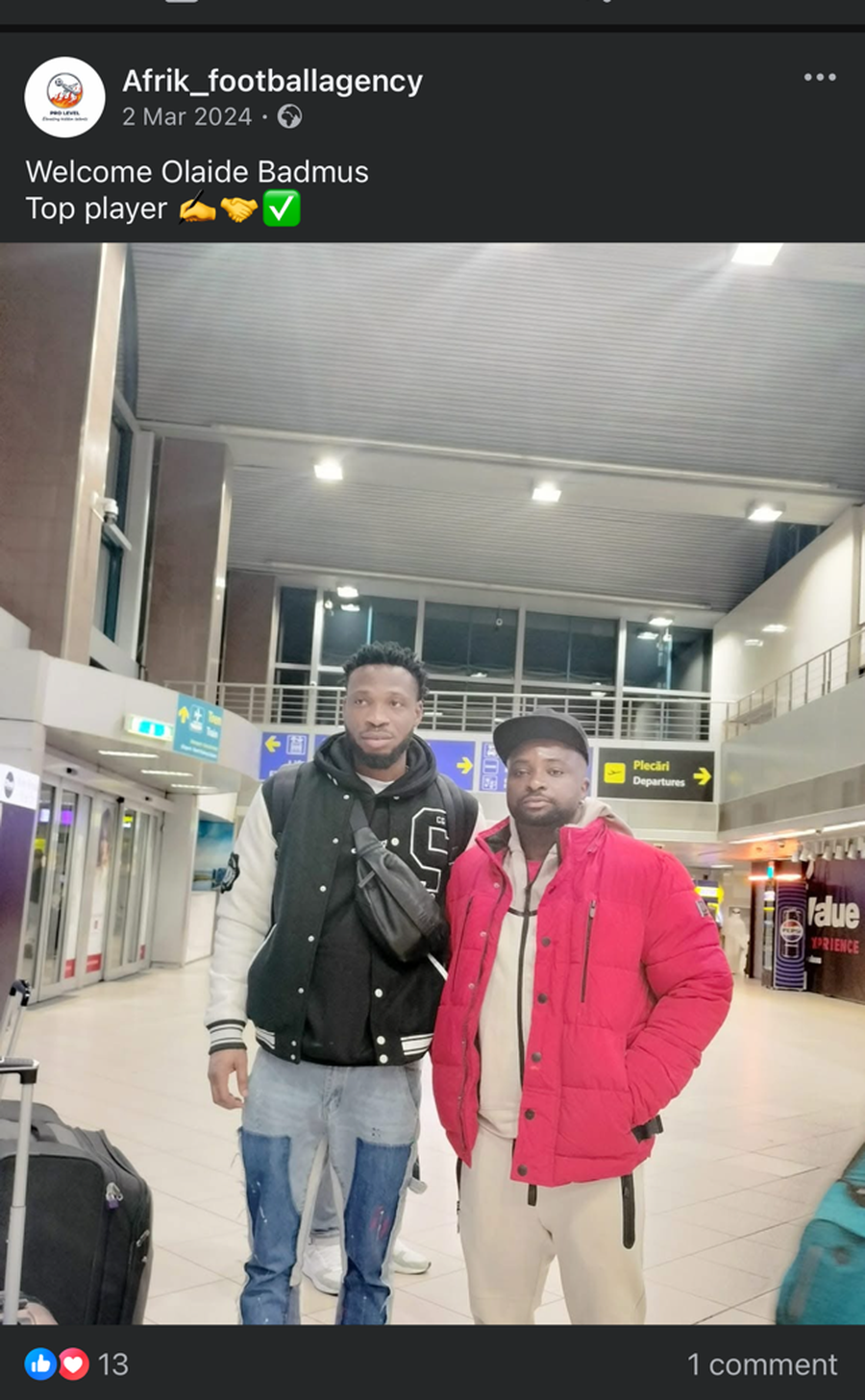 Tegbo Best și Olaide Badmus, alt jucător african recrutat pentru România „Rețeaua Nigeria” » Jucători păcăliți sau legați cu clauze aberante de un fost fotbalist care acționează ca fals impresar în România + „Săracii, le cereau colegilor bani pentru Paracetamol!”