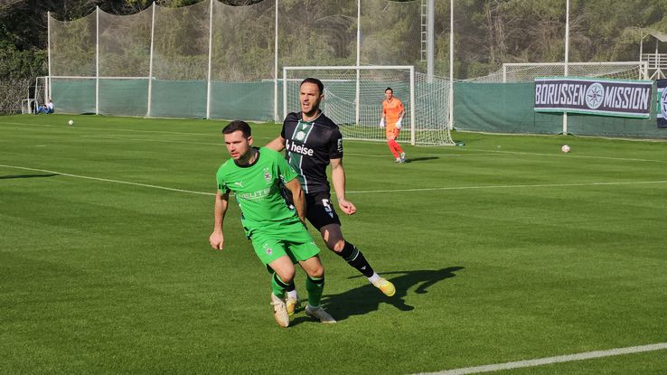 Virgil Ghiță, in Hannover - Monchengladbach, training match in Antalya // photo: Eduard Apostol (GSP)
