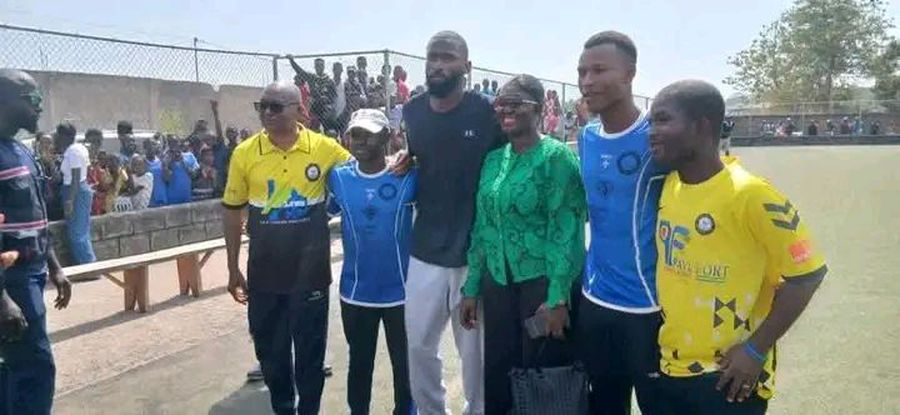 Antonio Rudiger / photo: Facebook Top Of The Game Anotnio Rudiger, humanitarian visit to Sierra Leone:
