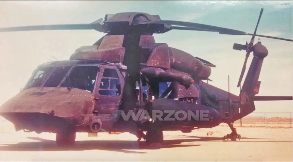 Modified EH-60 helicopter