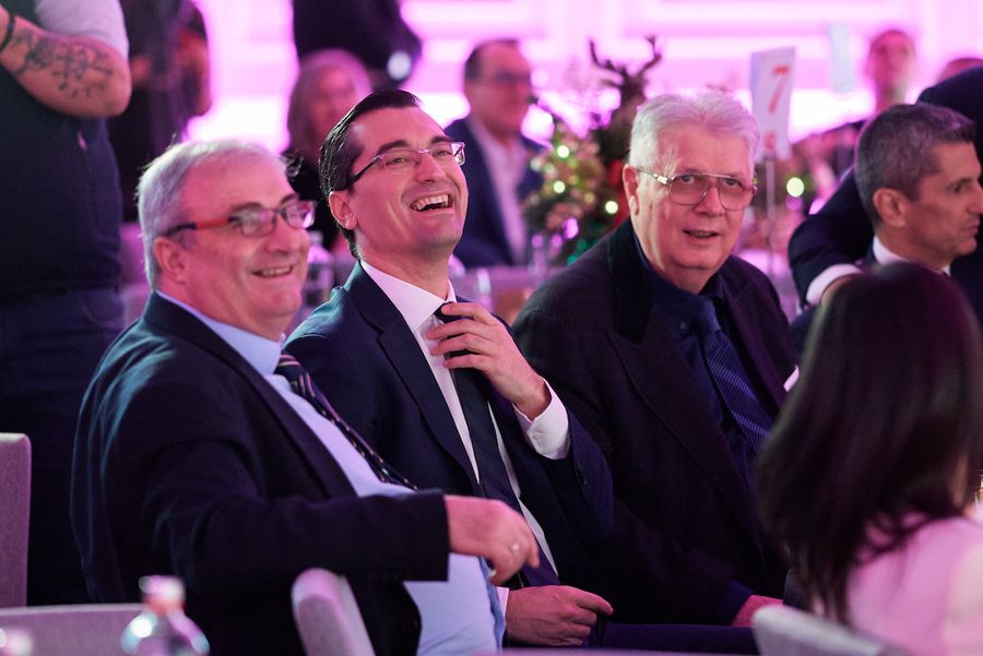 Gino Iorgulescu and Răzvan Burleanu at the Fanatik Gala / photo: Silviu Enache Superleague with 12 teams?! The first official reaction to the changing moment: