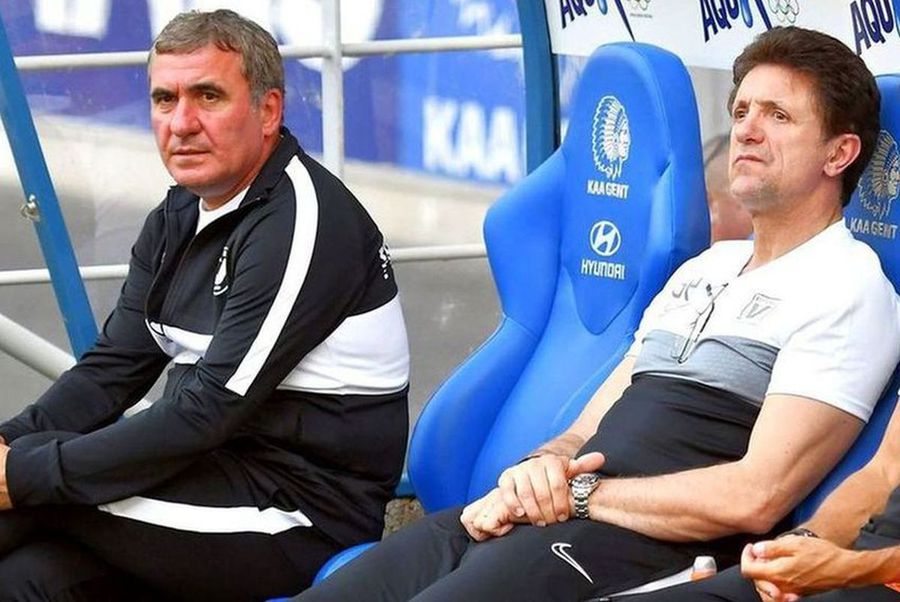 Gheorghe Hagi and Gheorghe Popescu He announced the return of Gică Hagi to the bench