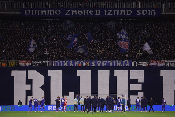 Dinamo Zagreb's Bad Blue Boys banner / PHOTO: GettyImages